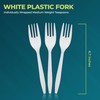 2000 Individually Wrapped Plastic Forks | Bulk Individual Wrapped Disposable
