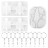 13 Pcs Mini Turtle Resin Molds with Seashell Conch Tool