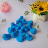 Bath Duck Toys 16 PCS Blue Mini Rubber Ducks Squeak