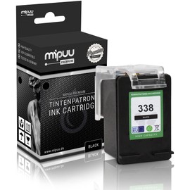 Mipuu Ink compatible with HP 338 C8765EE BK for Deskjet 5740 5745 Officejet 7210 H470 H470WBT Photosmart 2575 2610 2710 7850 8050 C3100 PSC 1510 2355