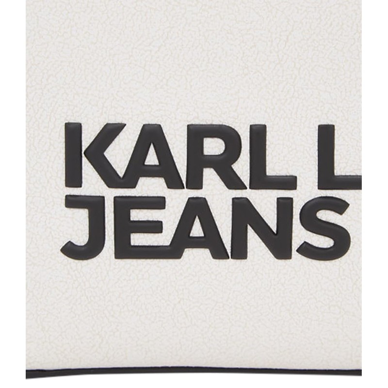 KARL LAGERFELD JEANS Women's Essential Logo Baguette Baguette, White