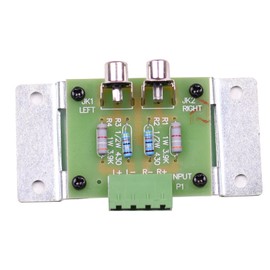 Ciuouient 9500-200891 Speaker Level to Line Level Adapter fit for Sending Amplified outputs from Multi Room Audio Systems to More Powerful amplifiers(not Include The 4-pin 5.08mm Terminal Block)