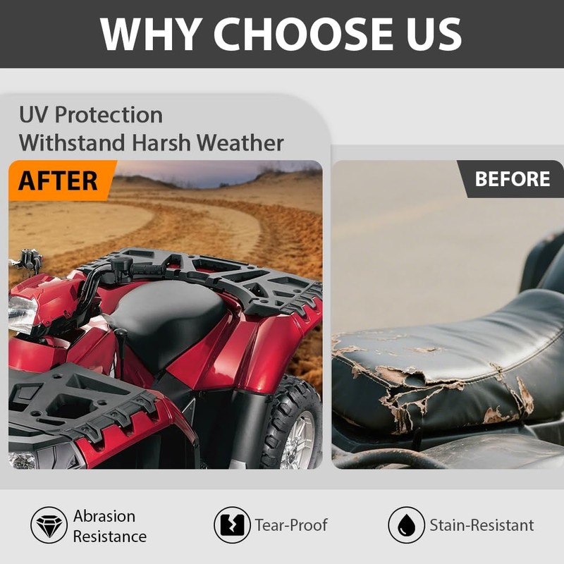 PIT66 Black PVC Leather Seat Cover Compatible with Honda 2000-2006