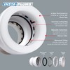 Keeney 96IPK Insta-Plumb 1-1/4 in. Plastic Push-to-Connect Trap Adapter, White