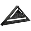 Aluminum Alloy Angle Protractor, 7 Inch Metric Aluminum Alloy Black