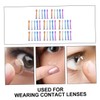 LALAFINA 100pcs Small Lens Removers Reusable Applicator Tool for Convenient