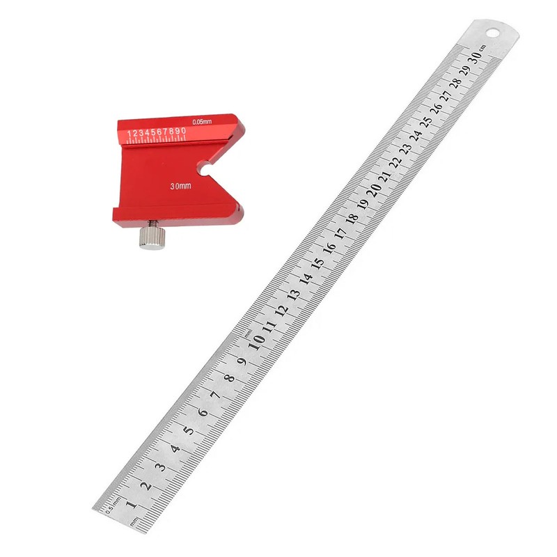 Center Scribe Aluminum Alloy Square 45 90 Degree Finder Line