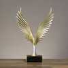 Eagle Abstract Figurine Decorative Resin Geometric Surface Animal Wing Sculpture