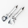 Chrome Highway Spiked Foot Pegs Clamps for Harley Touring 1
