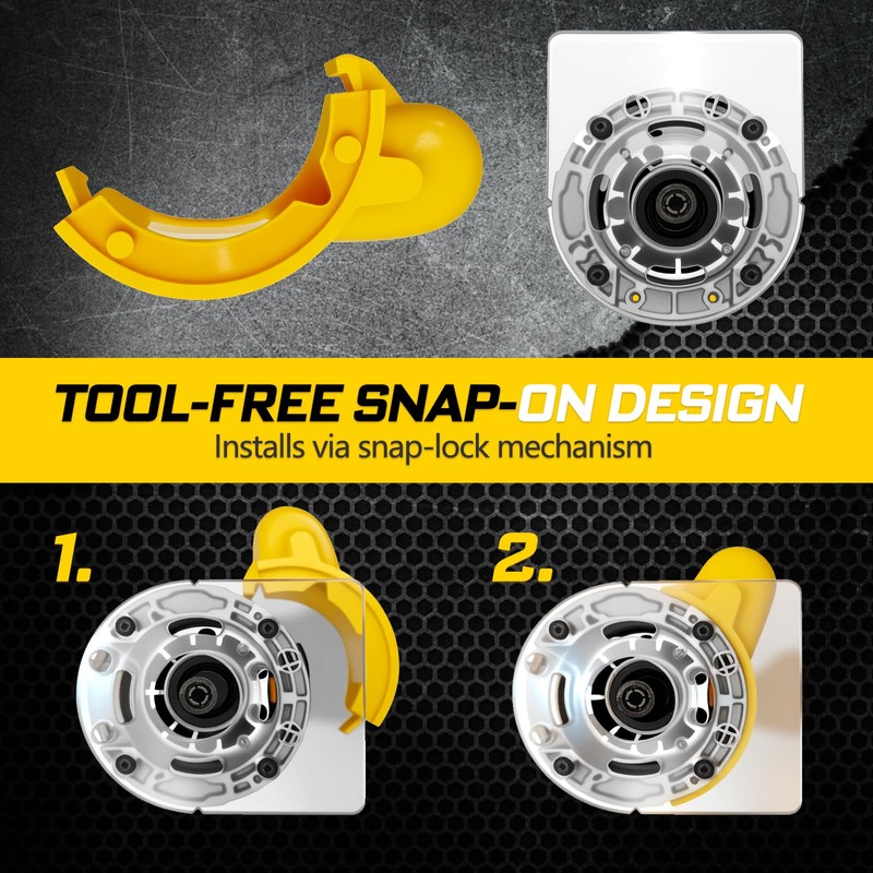 Trim Router Hose Adapter Compatible with Dewalt DCW600, Accessories for