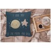 WONDERTIFY Star Cushion Cover Cute Cartoon Stars Planets Quote I
