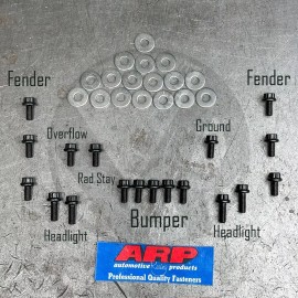 ARP Engine Bay Bolt Upgrade for 1992-1995 Honda Civic EG Fender Dress Up Bolts