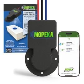 Mopeka Pro200 - Bluetooth & Wired Ultrasonic Sensor for Non-Pressurized Tanks - for Measuring Your Liquid Levels in Water Tanks, Diesel, Boats & RVs - Tank Level Sensor for Tanks Up to 30"