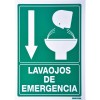 Señal Lavaojos De Emergencia Señaletica Seguridad
