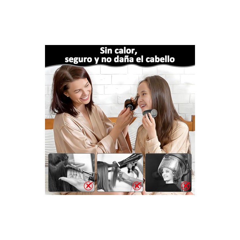 50 pzs Rizadores para el Cabello, 4 Tamaños de Rulos