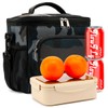 FlowFly Insulated Reusable Lunch Bag Adult Large Lunch Box for
