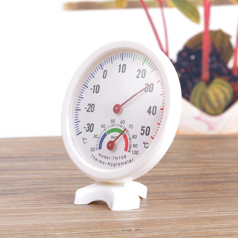 Termómetro doméstico Higrómetro, Plástico TH108 Medidor de humedad de temperatura