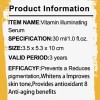 Suero Iluminador con Vitamina C Rejuven Vitamin C Brightening Face