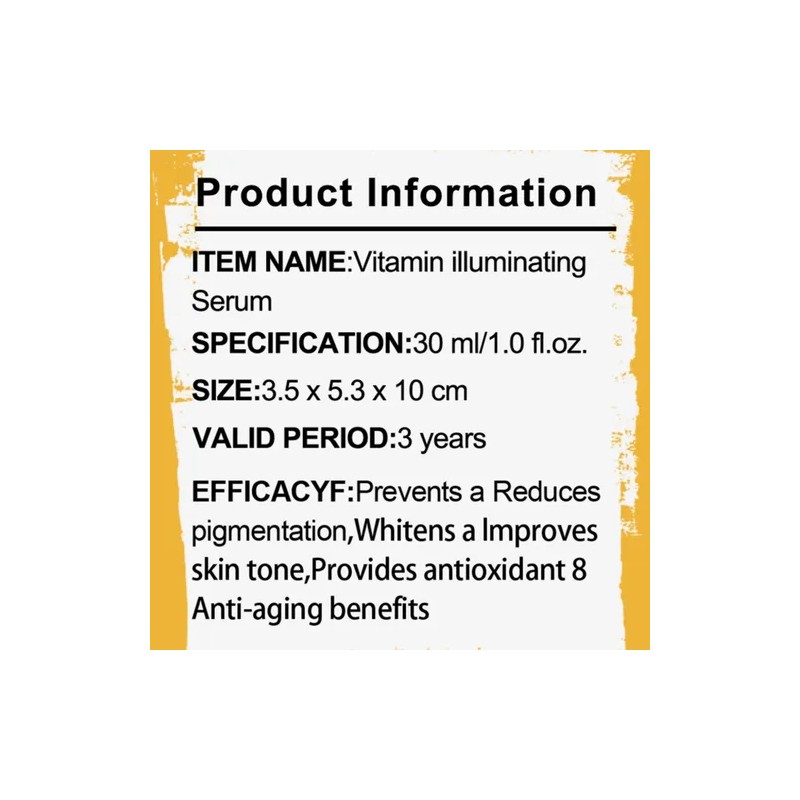Suero Iluminador con Vitamina C Rejuven Vitamin C Brightening Face