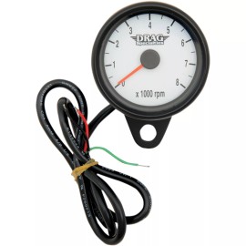 DRAG SPECIALTIES 2211-0126 2.4" Mini Electronic Tachometer Mini Electronic