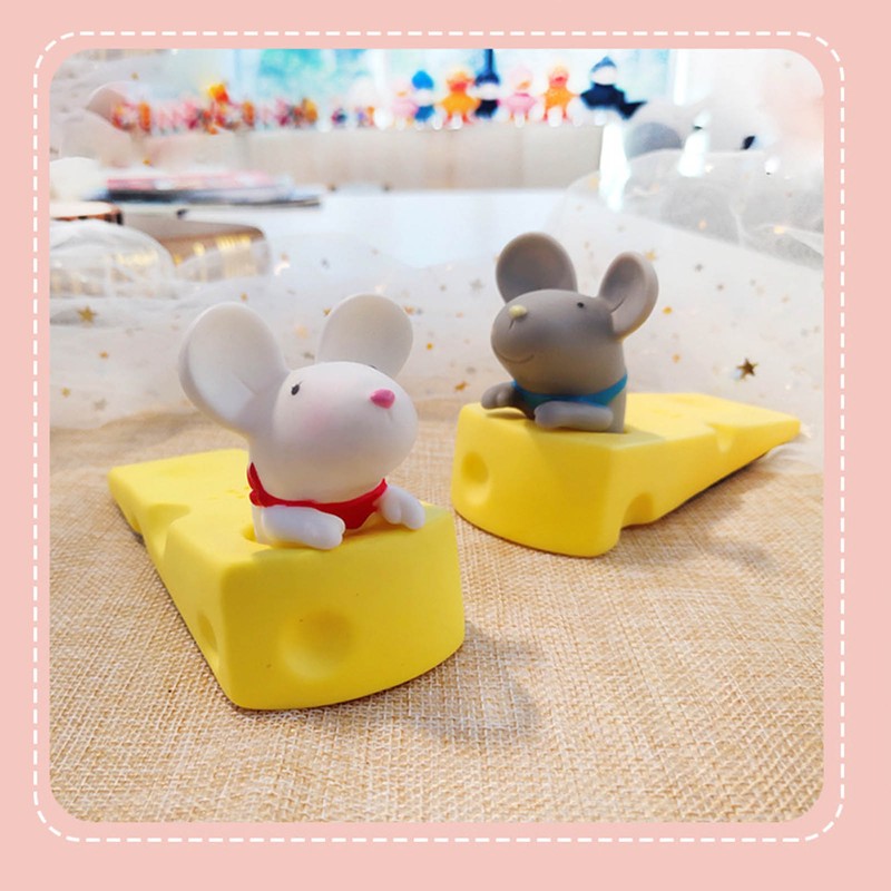 Cute Animal Door Stoper Punch Free Silent Prevent Slipping Funny
