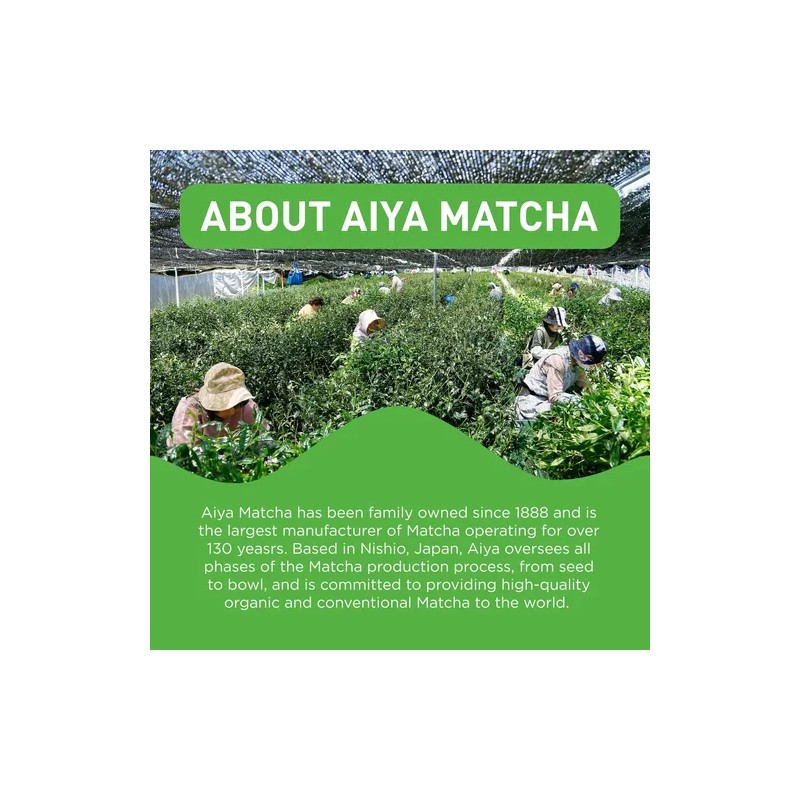 Aiya Since 1888 Té Verde Matcha En Polvo Orgánico 100