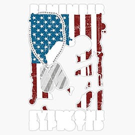 HOF Trading Red Friday Active Military Veteran Support Vinyl Sticker Waterproof Decal Laptop Wall Window Bumper Sticker 5"