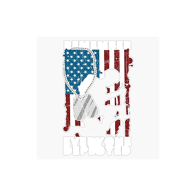 HOF Trading Red Friday Active Military Veteran Support Vinyl Sticker