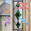 Stained Glass Style Leaf Window Film Window Privacy Film Stained