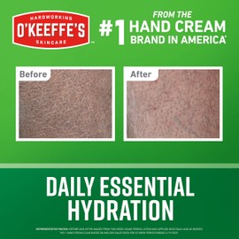 O'Keeffe's Hand and Body Lotion with Glycerin and Shea Butter - 12 oz Pump (2 Pack) - Daily Essential Hydration, Heals & Relieves Extremely Dry Skin