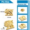 6-Pack Persia Iran Flag Lapel pins Bulk Metal Old Persian