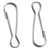 QLXHBOT Lanyard Clips, Lanyard Hooks 100pcs,1.26 in Premium Clasps Hooks