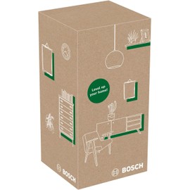 Bosch EasyLevel - Nivel de burbuja láser con montaje en pared (línea láser para alineación flexible en paredes y punto láser para una fácil