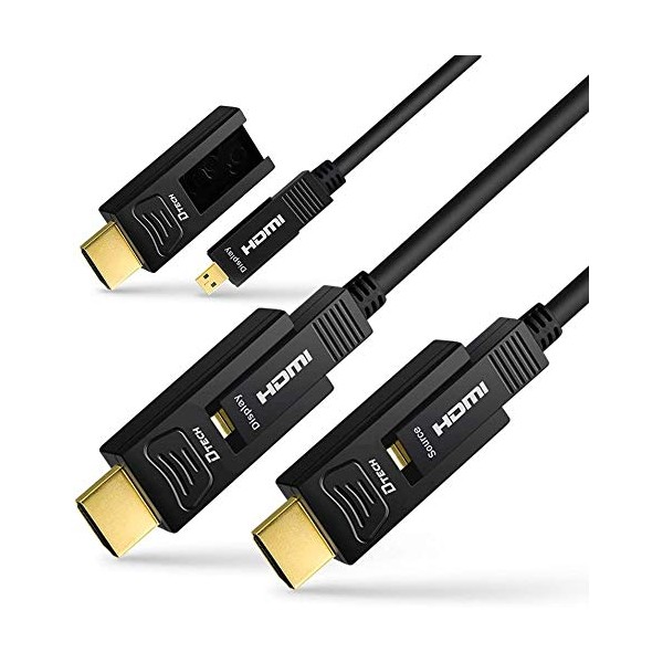 DTech 8m Fiber Optic HDMI Cable 4K 60Hz YUV 444