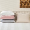 WARMDERN Pink Pillow Covers King Pillow Cases Soft Microfiber Pillow
