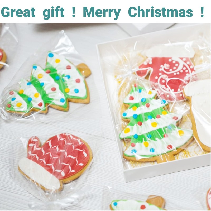 JOB JOL Christmas Cookie Cutters 6 PCS, 4''