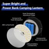 Portable Rechargeable LED Camping Lights for Hanging,Waterproof Outdoor Light,Super Bright