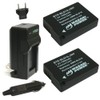 Wasabi Power Battery (2-Pack) and Charger for Panasonic DMW-BLD10, DMW-BLD10E,