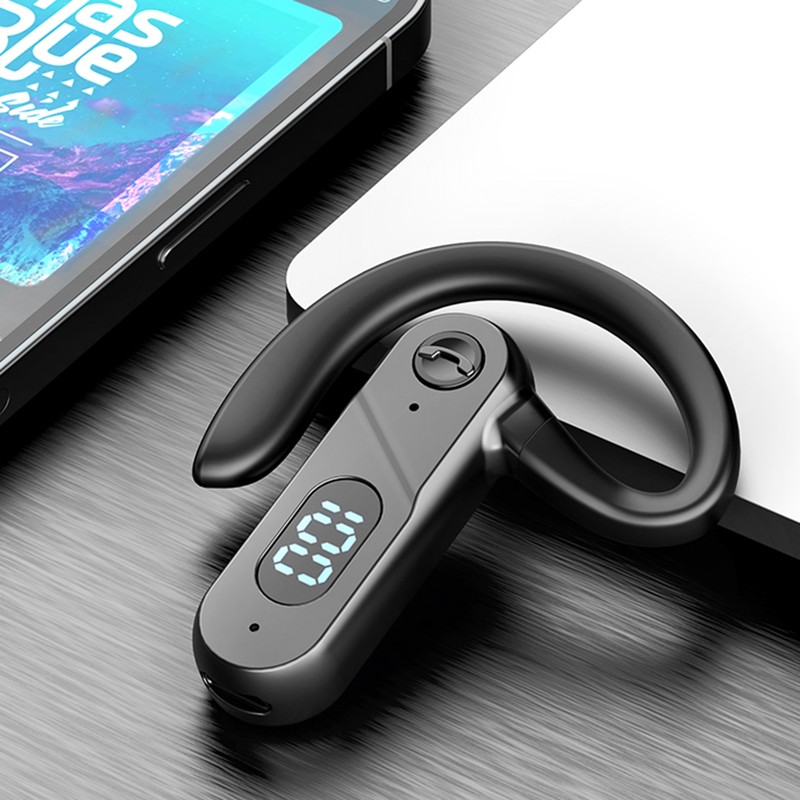 V28 BT5.2 Wireless Business Headphones with Microphone Open Ear Ear-Hook