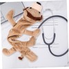 Mikinona Cartoon Animal Stethoscope Plush Sleeve for Doctors Protective Accessories