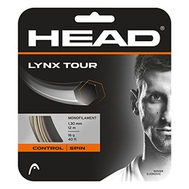 HEAD Lynx Tour - Juego de Raqueta de Tenis de 40 pies, Cuerda de monofilamento de Calibre 16