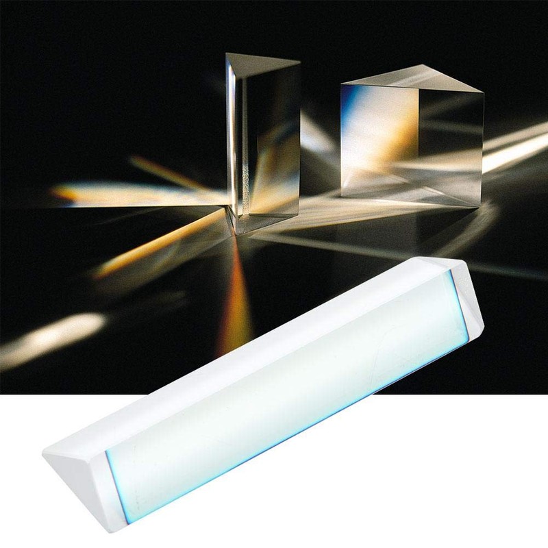 Hilitand Optical Glass Prism K9 Optical Glass Triangle Prism Right