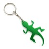 Komonee Lizard Green Bottle Opener Key Chain Metal Wildlife Key