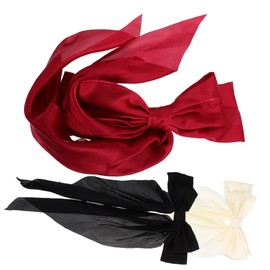 Mikinona 3pcs Bow Hair Clips Elegant Tail Barrettes for Women Stylish Hair Accessories for Parties Weddings and Everyday Outfits