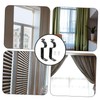 TEHAUX 2pcs Curtain Installation Code Set Curtain Rod Bracket Attachment