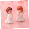 Artibetter 16 Pcs Praying Angel Girl Car Accessories Fairy Figurines