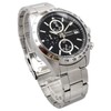 Seiko SBTR005 Men's 1/5 Second Chronograph Quartz Wristwatch, Black, Black