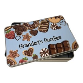 Lunar Shadow Grandad's Goodies Blue Storage Gift Tin | Grandad fathers day gift