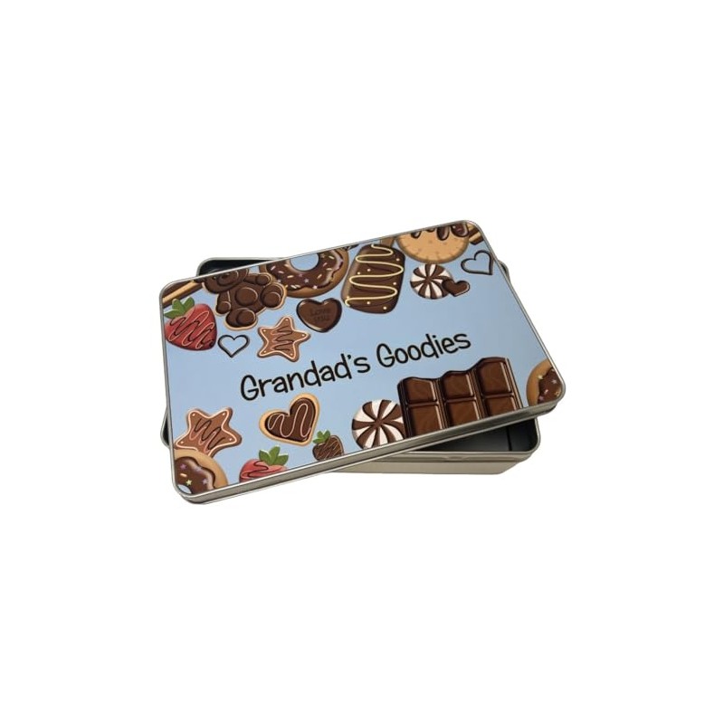 Lunar Shadow Grandad's Goodies Blue Storage Gift Tin | Grandad