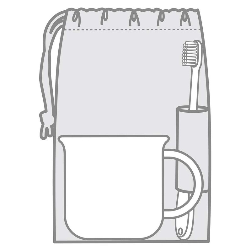 Skater KB62-A Children's Cup Bag, 8.3 x 5.9 inches (21